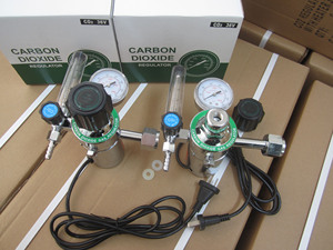 JZWELD Tam Pirinç <span class=keywords><strong>CO2</strong></span> Regülatörü Isıtıcı ile 220v 110v - Product Image 2