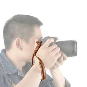 <b>Digital</b> <b>camera</b> leather strap, genuine leather/PU unbreakable SLR <b>camera</b> wrist strap, watch strap, <b>camera</b> leather cord, hand - Product Image 4