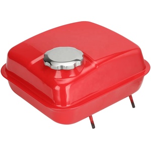 HIAORS réservoir d'essence avec <span class=keywords><strong>bouchon</strong></span> en acier inoxydable pour Predator 212cc Coleman CT200u KT196 GX160 Mini vélo Go Kart petit Clone moteur rouge - Product Image 1