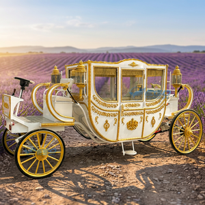 Calèche royale à 4 roues pour mariage, calèche électrique royale pour mariage, transport spécial - Product Image 1