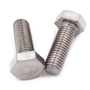 Vis et écrou hexagonaux en acier inoxydable DIN933, galvanisés, métriques, à tête hexagonale, fixations - Product Image 4