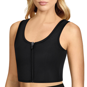 Soutien-gorge pour femme, Tomboy, <span class=keywords><strong>Trans</strong></span> FTM, Lesbienne, Binder de poitrine, Top de compression de poitrine pour Tomboy, Tops de compression de poitrine pour Transgenre - Product Image 2