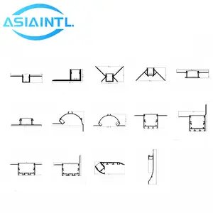 Perfil de marco personalizado, extrusión de aluminio, Led, aluminio, 45 grados, ángulo de 16x16mm, perfiles de extrusión de aluminio OEM, personalizado, 1 tonelada