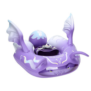 Flotador de Natación para Bebés Swimbobo, Diseño de Dragón Morado, Talla Única, para 3-36 Meses, Uso en Piscina y Parque Acuático - Product Image 3