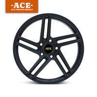 Pour Porsche, jantes de voiture en vente directe d'usine, 18-24 pouces, alliage d'aluminium noir satiné, 30 mm ET pour 911 718 Cayenne Panamera