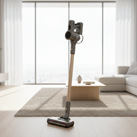 Aspirateur Balai Sans Fil Cyclone Certifié CE, 2 Modes de Vitesse, Écran LED, Portable et Léger, Idéal Voiture et Hôtel, Aspirateur Manuel à Batterie