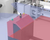 Capteur Scanner LiDAR 2D Akusense AS-33C pour Surveillance Environnementale, Balayage 270°, 30Hz, IP65, 12V DC, pour Robots d'Entrepôt Autonomes