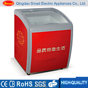 Xs-150 Flat Glass Door Mini Chest <b>Freezer</b> with Lock Xs-150 Chest <b>Freezer</b> - Product Image 3