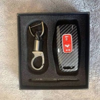 2024 nouveau style en fibre de carbone moto accessoires en Fiber de carbone à distance clé de voiture protecteur clé étui pour Honda PCX