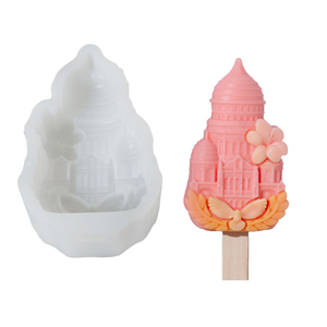 Offre Spéciale monotrou bâtiment Popsicle Silicone <span class=keywords><strong>moule</strong></span> bricolage en trois dimensions maison crème glacée cuisine Ware Source usine - Product Image 6