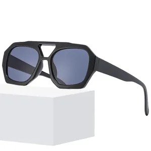 Đa Năng 3761 Loạt Phong Cách Unisex Kính Màu Sắc Sôi động Thiết Kế Độc Đáo Đen Màu Xanh Lá Cây PC Uv400 Quang Học Cho Mọi Dịp - Product Image 1