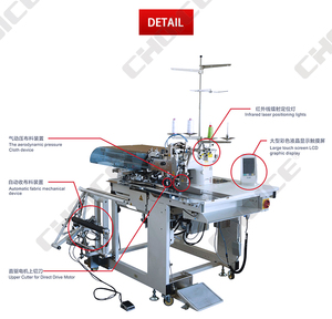CHOICE GC895D-AT Industrial Auto Pocket <strong>Patch</strong> Welting Sewing <strong>Machine</strong> for Shirts Knit Fabric - Product Image 6