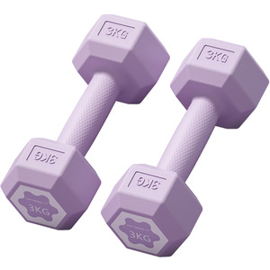 <span class=keywords><strong>Haltères</strong></span> hexagonaux colorés pour usage domestique, fitness féminin, mise en forme des bras, yoga, petits <span class=keywords><strong>haltères</strong></span> pour enfants, 1 kilogramme, 5 kg - Product Image 1
