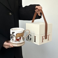 Ensemble de tasses en céramique gris Papi au design original et moderne, élégant et réfléchi, idéal pour les cadeaux d'anniversaire, de mariage, de pendaison de crémaillère et pour les hôtesses d'honneur