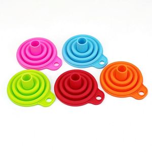 Custom Wholesales Large <b>Kitchen</b> Silicone Folding <b>Funnel</b> Set - Product Image 5