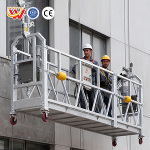 Wufeng zlp630 תעשייתי מושעה פלטפורמת עבודה q235 פלדה סגסוגת אלומיניום ls30 מנעול בטיחות קבוע פיגומים - Product Image 2