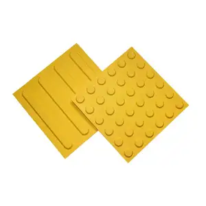 300*300mm indicador Anti-slip pvc táctil azulejo/táctil pavimentación azulejo/táctil baldosas de goma