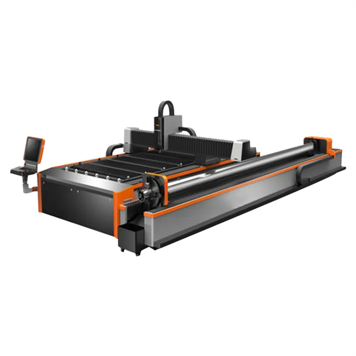 CNC de alta calidad 1000W 3000W 6000W Máquina de corte de metal de fibra láser 3015 Acero y cortador láser de tubo para hierro Acero inoxidable