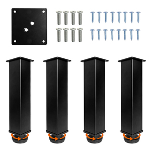 Moderne woonkamer metalen meubelpoten vierkante bureautafel meubelpoten stabiel frame kast bank tafelpoten - Product Image 3