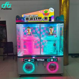 Máquina recreativa de grúa de alta calidad para 2 jugadores, mini máquina de garras para premios de peluches, operada con monedas, para parques de atracciones. - Product Image 5