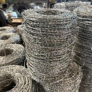 Fil barbelé galvanisé à chaud de 2,5 mm pour clôture agricole avec boucle de liaison spécifique - Product Image 4