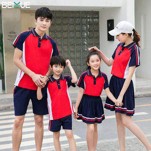 Ensemble uniforme scolaire personnalisé pour enfants <span class=keywords><strong>de</strong></span> maternelle, collège et lycée, avec logo sur chemise et jupe, vente en gros OEM - Product Image 3