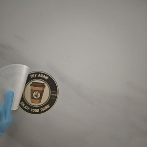 Adesivi Promozionali Ecologici Impermeabili a Doppio Strato per Lotteria, Etichette Adesive a Due Strati con Effetto 'Peel-and-reveal' per Estrazioni Fortunate - Product Image 5