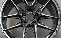 Jantes en alliage Machine Face Hyper Black Split Y 18 19 20 21 pouces 5x114.3 5x120 5x112 pour Mustang Camaro