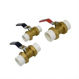 Haisha Factory Direct, matériel de <span class=keywords><strong>plomberie</strong></span>, raccords de tuyauterie, vanne à boisseau sphérique en plastique PPR, vanne PPR - Product Image 4