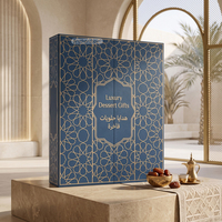 Caja de Regalo de Cartón Biodegradable para Eid Mubarak, con Diseño Personalizado, de Lujo, con Cajones, para Calendario de Ramadán