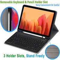 Penutup Keyboard Merek Perancis, untuk Samsung Tab A8 10.5, A7, A6, A7, Lite, S8, S8, + S7, S7, S7FE, S6, Lite