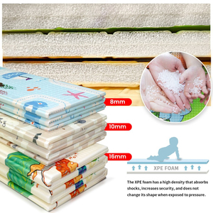 200*180*1.5cm bebes bọt chơi Mat in mềm có thể gập lại playpen ngủ trẻ sơ sinh cảm ứng đệm chăm sóc bé lớn Playmat thu thập dữ liệu phòng tập thể dục - Product Image 2