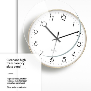 นาฬิกาแขวนผนังแบบติดตั้งได้ทุกที่ ดีไซน์ทันสมัย ไม่ต้องเจาะผนัง ใช้กลไกควอตซ์ ดีไซน์เรียบง่าย เหมาะสำหรับห้องนั่งเล่นและห้องนอน โครงสร้างแข็งแรงด้วยวัสดุแร่ - Product Image 3