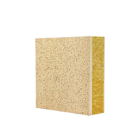 Panneau d'isolation thermique décoratif intégré pour revêtement mural extérieur, parement ignifuge et imperméable