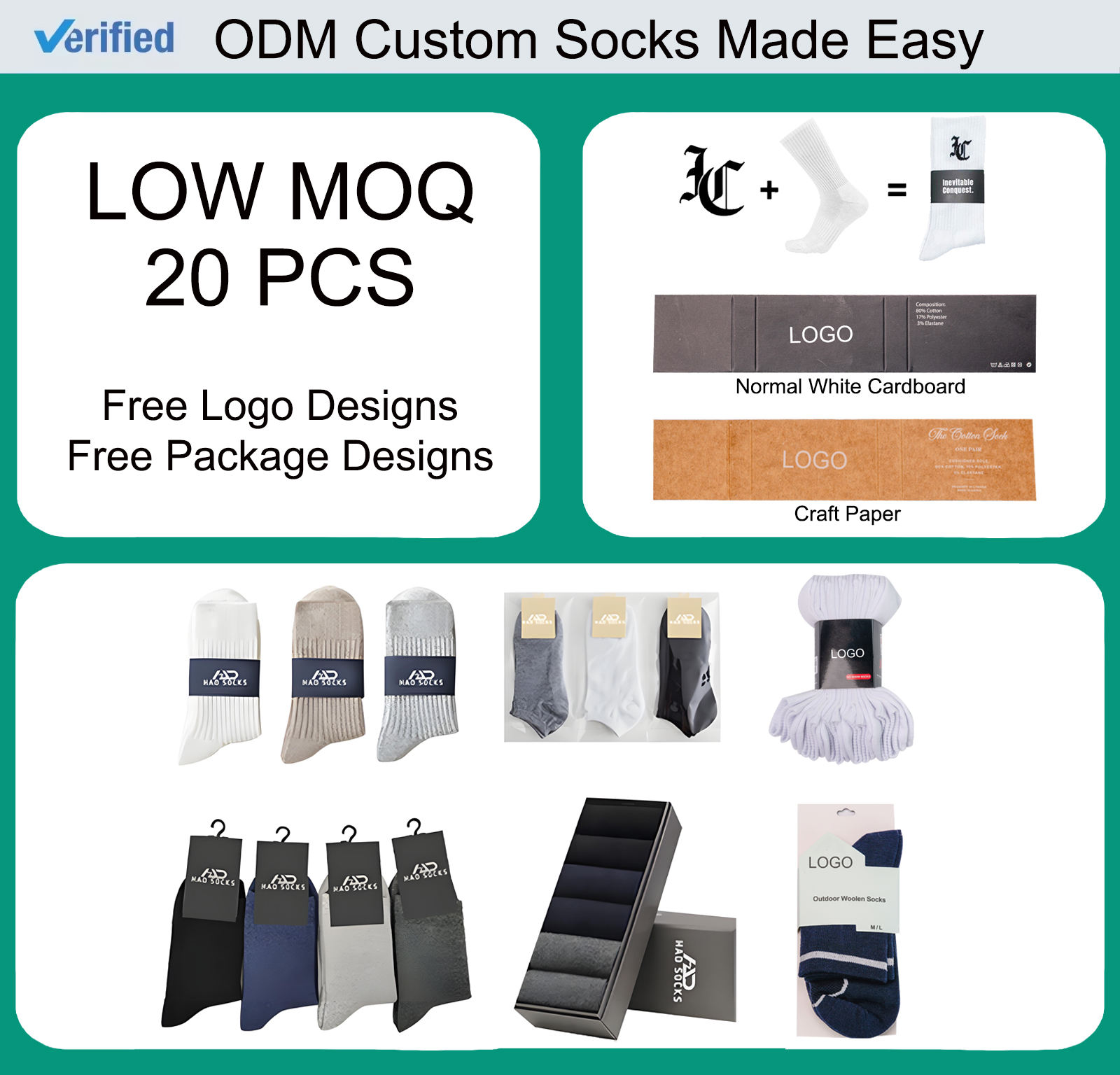 Wholesale Custom Design Your Own Cute Women Socks Winter Fall Thermal Thick Wool Socks