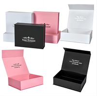 Boîtes d'emballage cadeau de luxe pliables au design personnalisé Boîte d'emballage de Noël pour Thanksgiving avec logo en or et magnétique