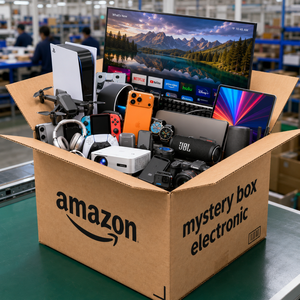 Boîte Mystère avec Smart TV, Électronique Mixte Aléatoire, Projecteur, Enceinte Bluetooth, Tablette, Écouteurs – Vente en Gros pour la Revente - Product Image 1