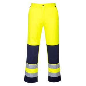 PORTWEST - TX71YNRM Pantalon haute visibilité Seville jaune/bleu marine-EAN 5036108260416 HI-VIS WORKWEAR - Product Image 1