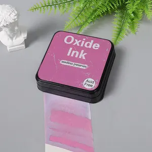 Grosir DIY Kerajinan Multiwarna Cap Pad Oksida Tinta Pad Perangko