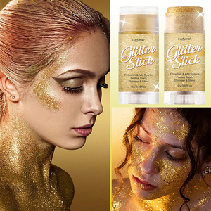 Bâton de paillettes cosmétiques dorées, résistant à la transpiration, <span class=keywords><strong>pour</strong></span> cheveux, <span class=keywords><strong>corps</strong></span> et visage, idéal <span class=keywords><strong>pour</strong></span> les concerts - Product Image 1