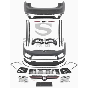 Pour Volkswagen <span class=keywords><strong>Golf</strong></span> <span class=keywords><strong>8</strong></span> GTI, système de carrosserie automobile comprenant l'ensemble du pare-chocs avant et arrière avec jupes latérales, diffuseur arrière, feux antibrouillard - Product Image 2