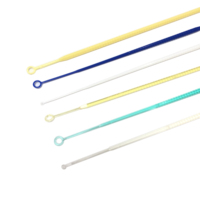 Culture de tissu bactérien de laboratoire 10 Ul Boucles d'inoculation flexibles jetables stériles avec aiguille et manche rond