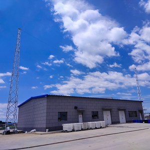 Nhà máy bán thông tin liên lạc cơ sở trạm chống sét sét sét tháp thép tròn ống đơn tháp sét - Product Image 6