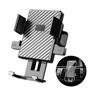 Salida de aire acondicionado de ventilación automática Soporte de teléfono celular/móvil de fibra de carbono estable fabricado en China - Product Image 1