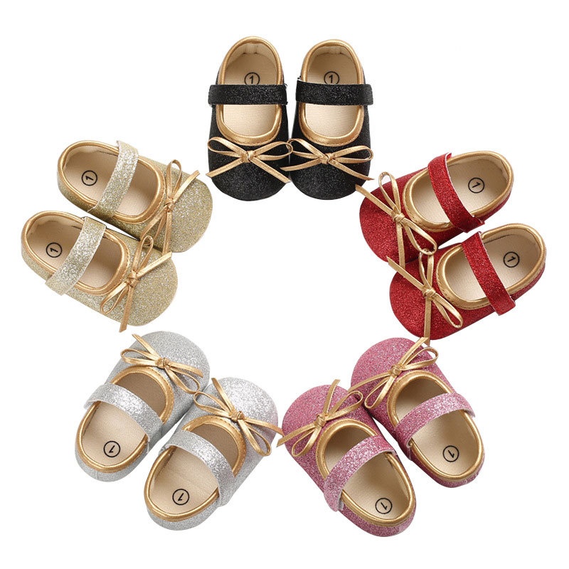 Baby First Walkers Newborn Infant Sequins