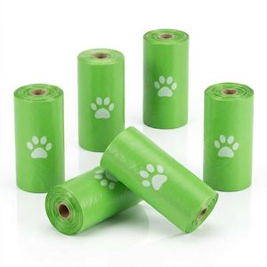 Sacs à déjections canines certifiés OK Compost, biodégradables, écologiques, 100 % étanches, en amidon de maïs, pour l'extérieur - Product Image 2