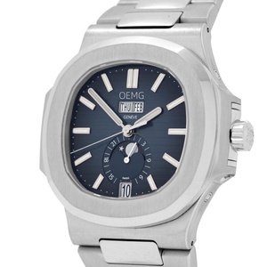 Personnalisation professionnelle disponible, montre mécanique ultra-fine en acier inoxydable de 41 mm, aiguilles résistantes à l'eau, fabrication 3K, 5711 - Product Image 2