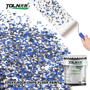 Échantillon Gratuit - Peinture Époxy Imperméable à la Roche - Revêtement Résistant à l'Usure - Revêtement de Sol en Résine Époxy à Flocons de Roche Résistant aux UV pour Garage - Product Image 1