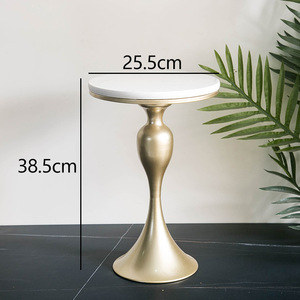 Home <span class=keywords><strong>Party</strong></span> Wedding Trang Trí Đá Cẩm Thạch Sinh Nhật Khay Tròn Tráng Miệng Fondant Máy Tính Để Bàn Trà Chiều Bàn Đá Cẩm Thạch Hiển Thị - Product Image 5