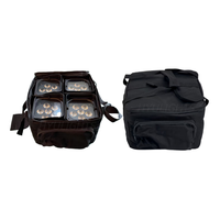 4 pièces 6x18W 6IN1 LED RGBWAUV Batterie sans fil DMX512 Télécommande WiFi Par Lumière avec un sac